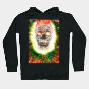 Skull on Fire Hoodie